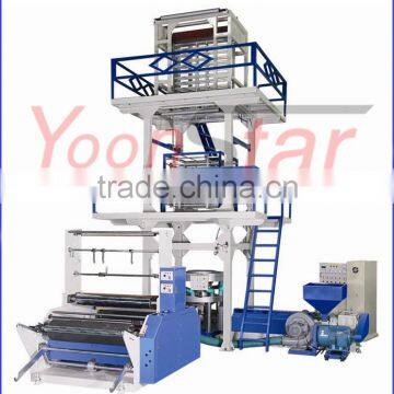 SJ55/800 LDPE/HDPE Double Layers Plastic Film Blowing/Roll Making Machine with Factory Price