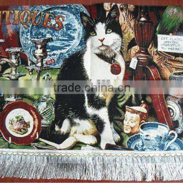 Kitty animals gobelin tapestry with customized design