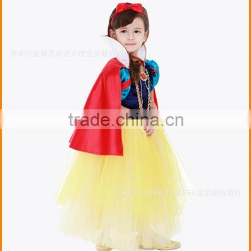 The snow white princess dress children long table show girls winter snow white princess dress dress Tutu sub