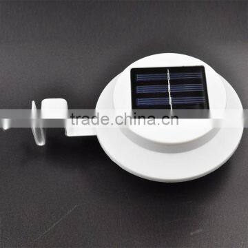 Led Solar water tank garden light led wall lamp 3LED light anti-fence railing outdoor led control lawn garden led light