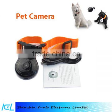 2015 DVR Pet Collar monitoring Camera For Puppy dog cat daily Life recording