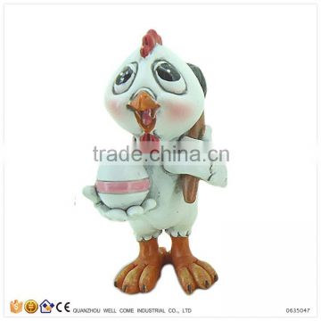 Resin Chicken Statues Sports Shop Decoration