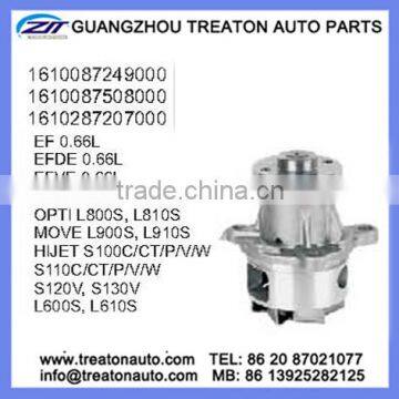 WATER PUMP FOR DAIHATSU EF 0.66L EFDE 0.66L EFVE 0.66L MIRACOURE 700S,L710S 1610087249000 1610087508000 1610287207000