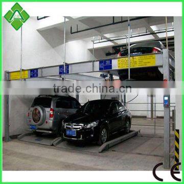 2 floors lift slide parking lift systems