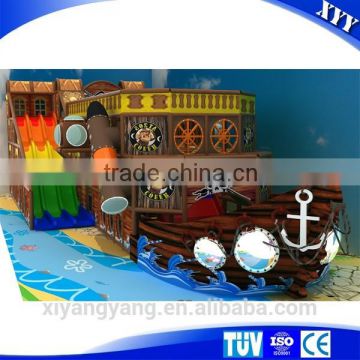 Newest design pirate ship commercial indoor playground equipment