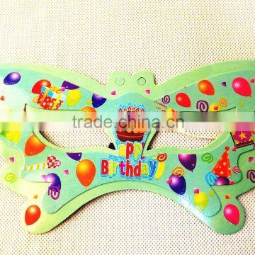 Fashion multi color butterfly birthday party cosplay mask