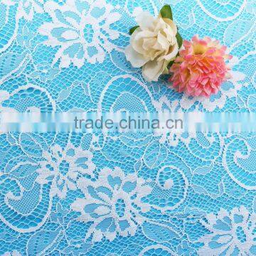 2016 Fashion 100%nylon Floral Lace Hot Sale Elegant Embroider Lace Fabric