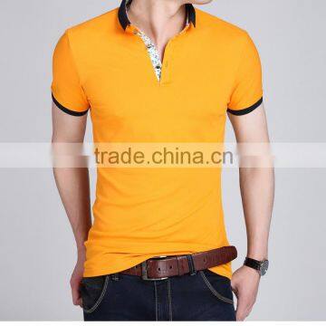 Nice cotton couple tshirts for lovers&men's&USA market fashion collar shirts men&designer tshirts in China