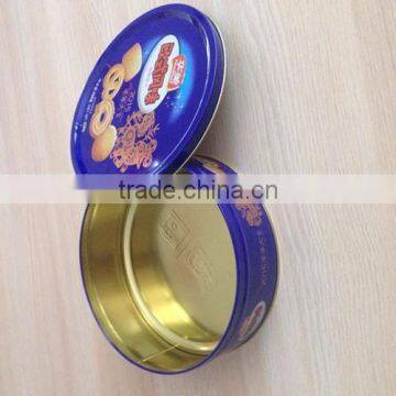 Tin can CMYK printing cookies metal box christmas square tin boxes