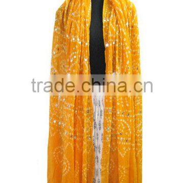 Jaipuri Bandhej Dupatta Trendy Look Tie Dye Printed Dupatta