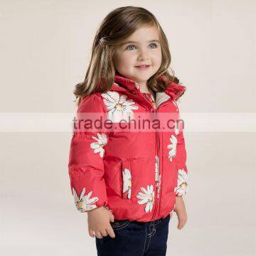 DB2840 dave bella 2015 winter infant coat baby padded jacket girls padded coat girls down coat down jacket