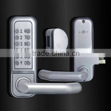 digital door lock, without beterry ,without system ,glass door lock,mechanical code lock