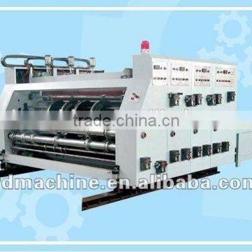 [RD-SB1500-2600-5] Semi-automatic 5 color printing slotting carton box packing machine