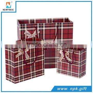 2016 new products paper bag custom christmas paper bag factory in China