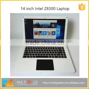 High Quality Cheap White Laptops 14 inch IPS Screen 1920*1080 Intel Z8300 OEM Laptop