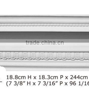 High Quality Good price beautiful new modern luxury Decorative pu carved cornice mouldings