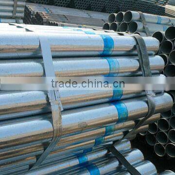 Stock large diameter galvanized welded steel pipe