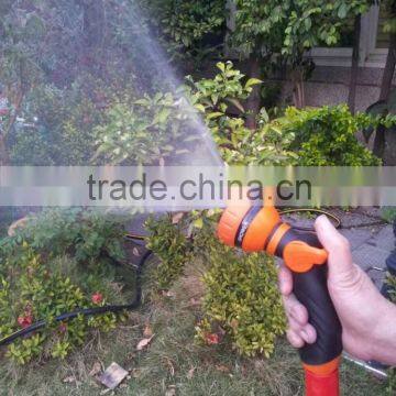 6 Patterns Thumb Control Plastic Garden Hose Spary Nozzle Water Spray Gun photo-3