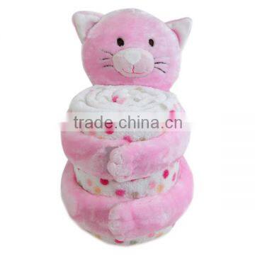 personalized high quality pig blanket toy