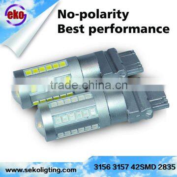 low heat 3156 3157 42 smd 2835 smd 12v dc led light bulb