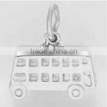 3D double decker bus charms and pendants for bracelet