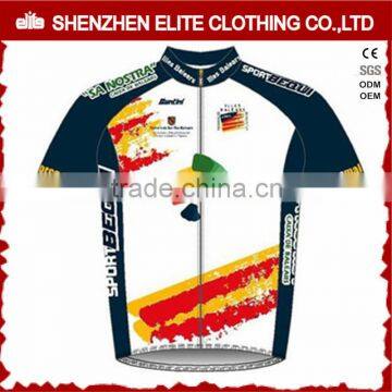 sublimation printing high quality Custom wholesale cycling clothing