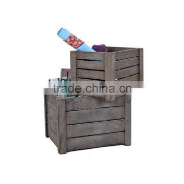Natural Livings Wooden Storage Crate