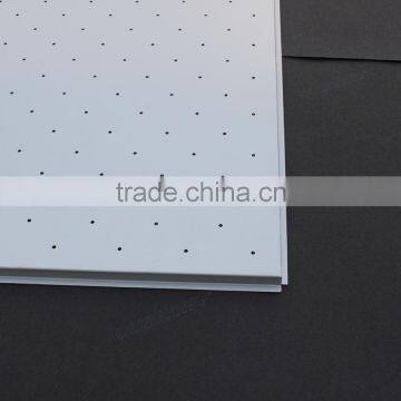 Round Diagonal Perforations Suspended Metal Ceiling Aluminum False Ceiling photo-2