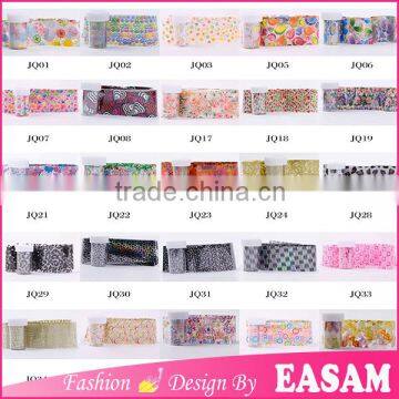 New fashion JQ series 200designs nail art foil transfer need foil glue wraps                        
                                                Quality Choice