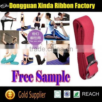 Cheap Custom PP Yoga Strap, Nylon Yoga Strap