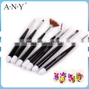 ANY High-grade Nylon Hair 7 PCS Nail Art Brush Set