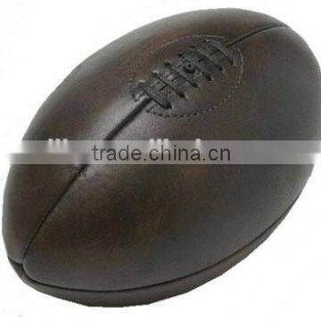 wholesale PVC/PU official size machine stitched rugby ball