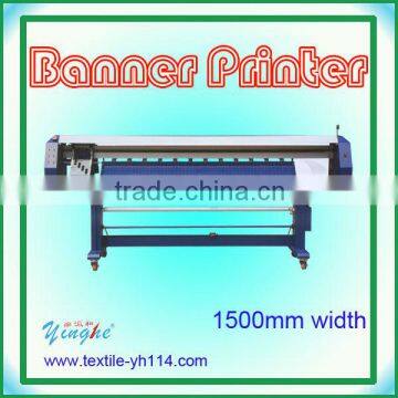 Colorful banner printer for advertisment post or party post