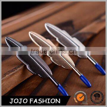 Feather Shape Stainless Steel Tie Pin For Men