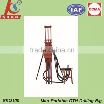 SKQ100 DTH drilling rig machine for blasting