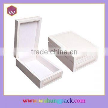 elegant white wooden perfume box.sample making 7-10days, brand box wholesale