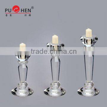 Generous round base Crystal Candlestand for Home Decoration and Gifts ZT-0016