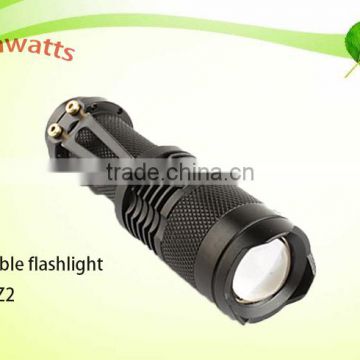 2016 Hot sales LED Light Source and 14500/AA Battery Type led torch light