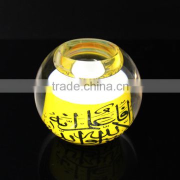 China style stained crystal candle holder