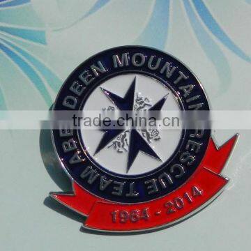 Custom made die cast engraved police metal badge                        
                                                Quality Choice