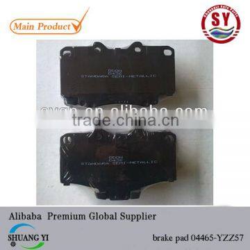 brake pad 04465-YZZ57 for Toyota Hilux