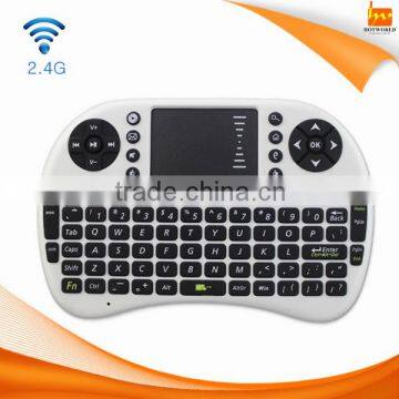 for Android Pad TV, Xbox, PS3, HTPC/IPTV, Mini 2.4GHz Wireless Touchpad Keyboard