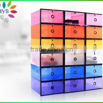 Clear plastic box packing box