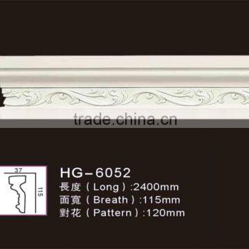 HG6052 pu line moulding/pu foam skirting line moulding/inner decorative pu moulding