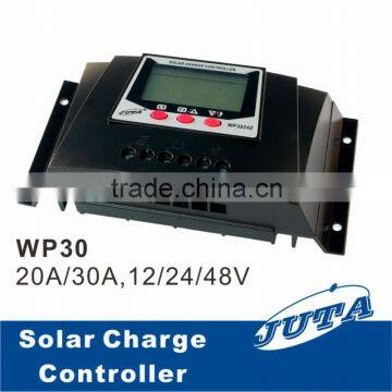 30A 12V/24V Intelligent Solar charge controller with , 30A PWM solar controller, solar energy products,