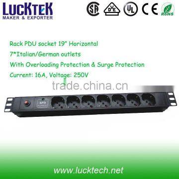 Italian PDU socket with Surge protection