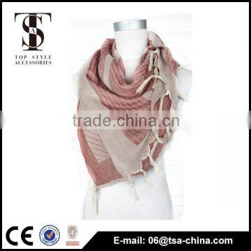 High quality nakpin pink fashion 100% cotton scarf