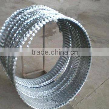 Galvanized Surface Treatment and Barbed Wire Mesh Type razor barbed wire