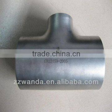 Hot Sale Butt Welded Cladding pipe fitting tee