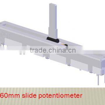 linear slide potentiometer with 6 pins A500 linear potentiometer